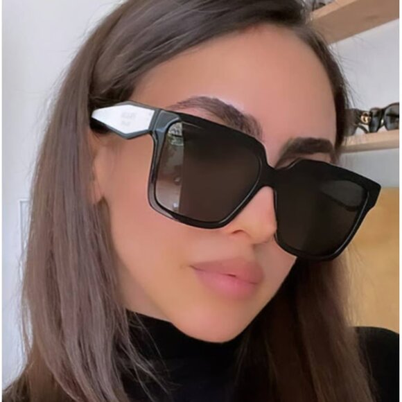 Prada Dark Grey Square Ladies Sunglasses - Picture 2 of 2